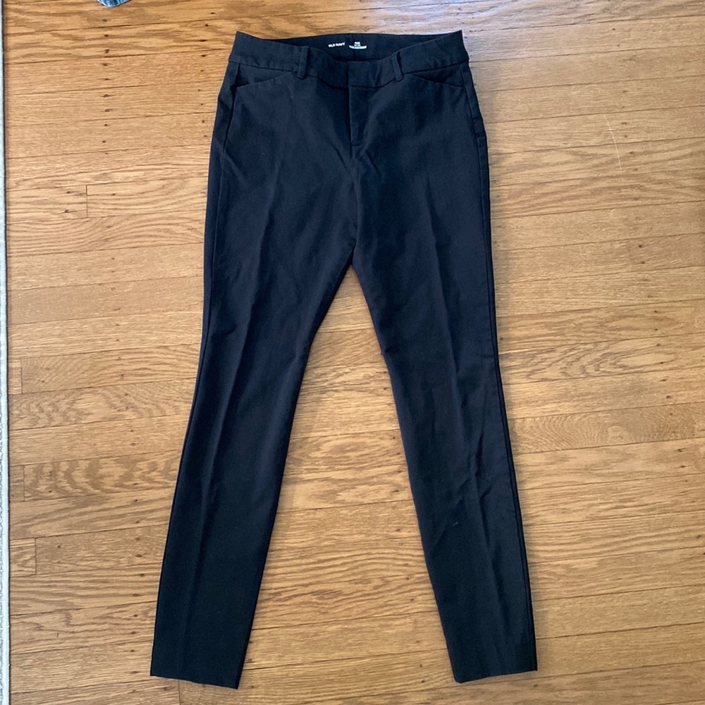 Womens Old Navy Pixie MidRise Pants Black 6